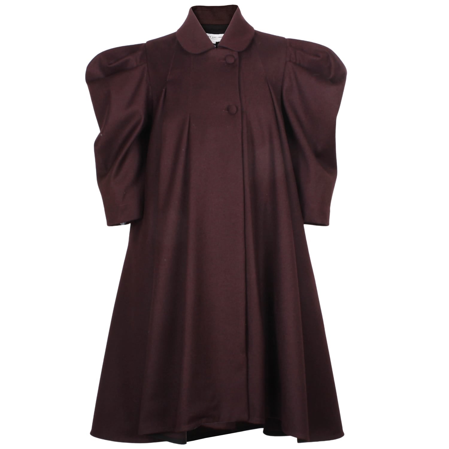 Wavy Dress Burgundy