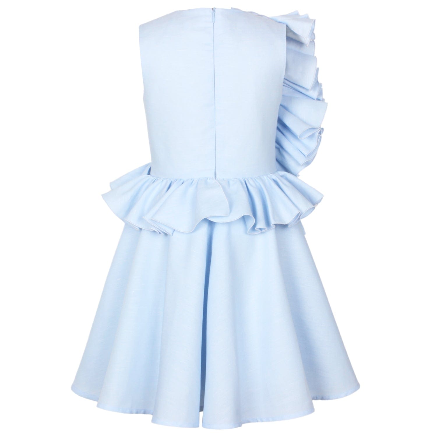 In Bloom Dress Blue Clouds