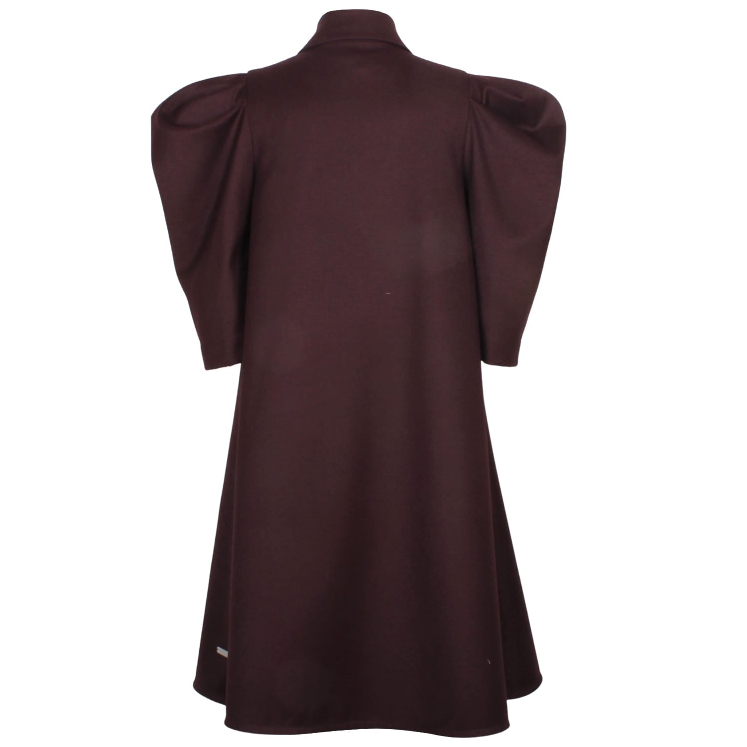 Wavy Dress Burgundy