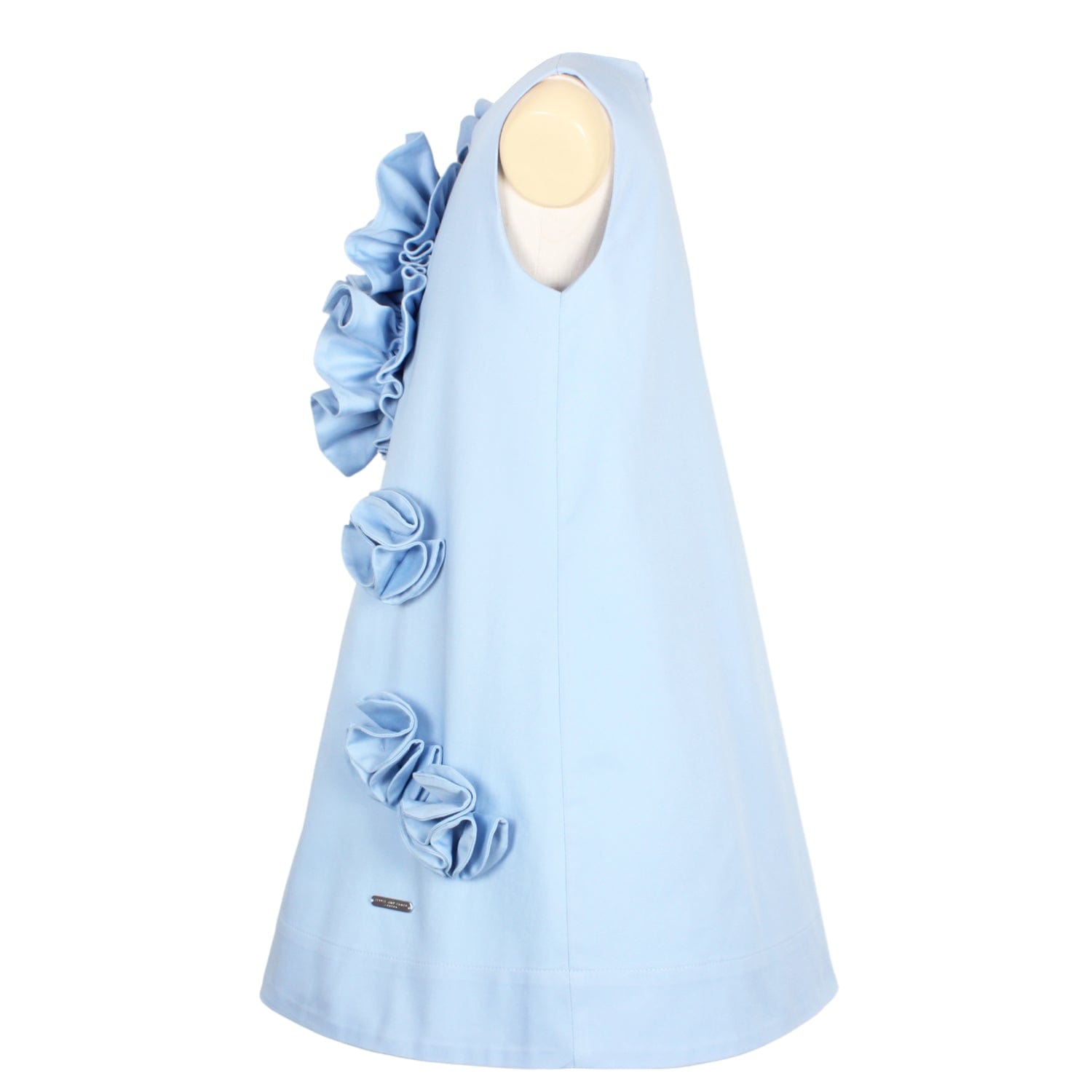 Sweet Pea Dress Blue Clouds 6YRS SAMPLE