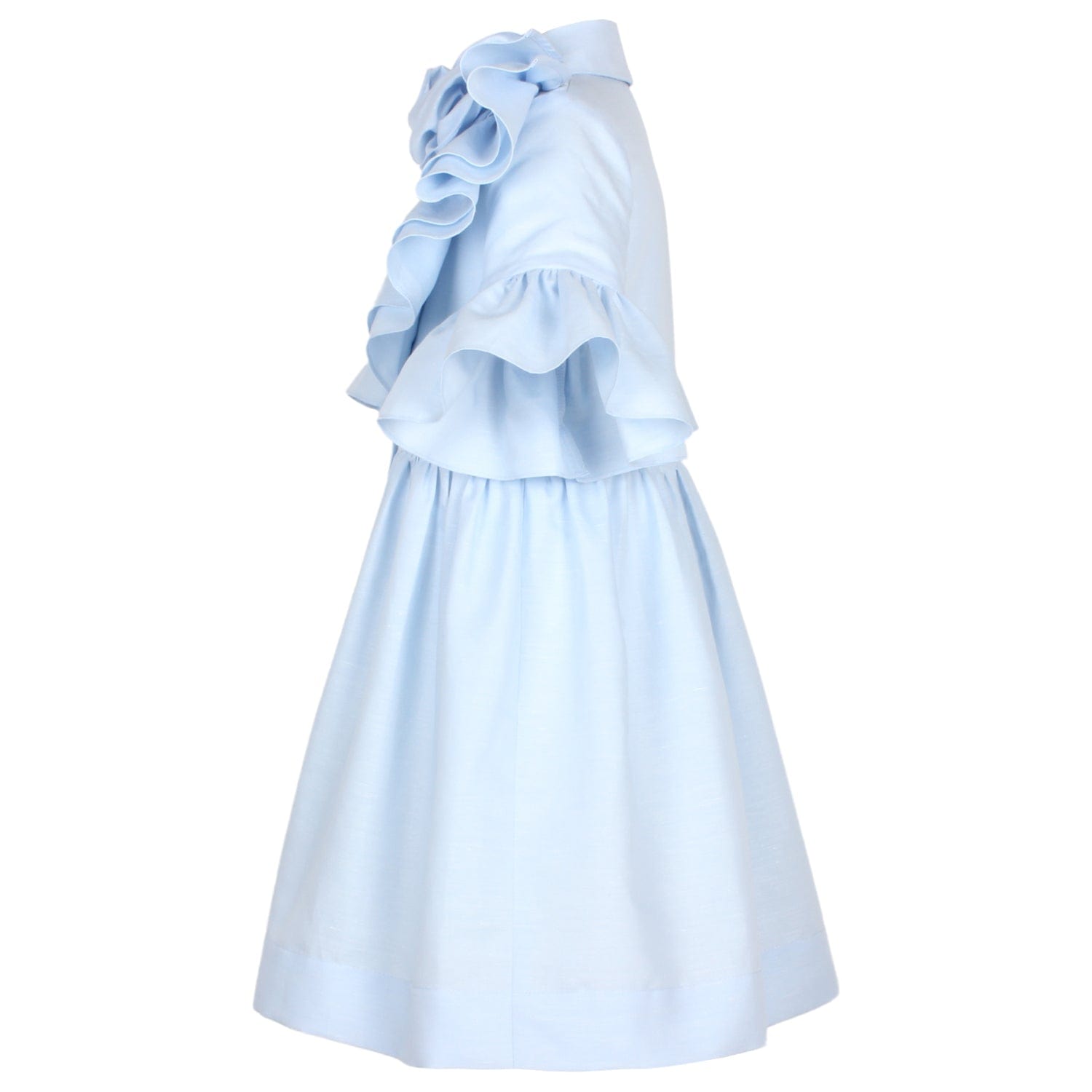 Beau Dress Blue Clouds 6YRS SAMPLE