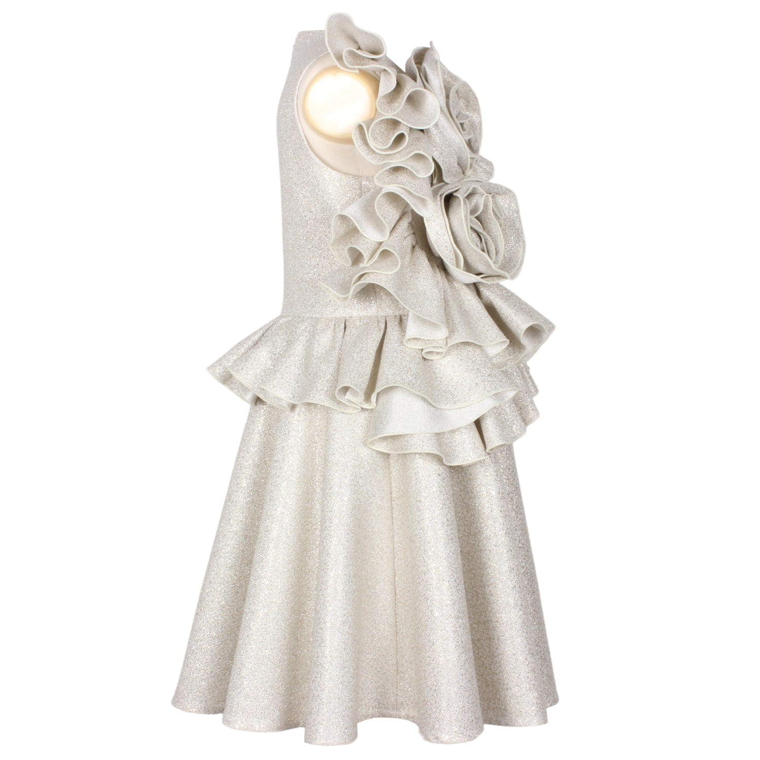 In Bloom Dress Gold Sparkle