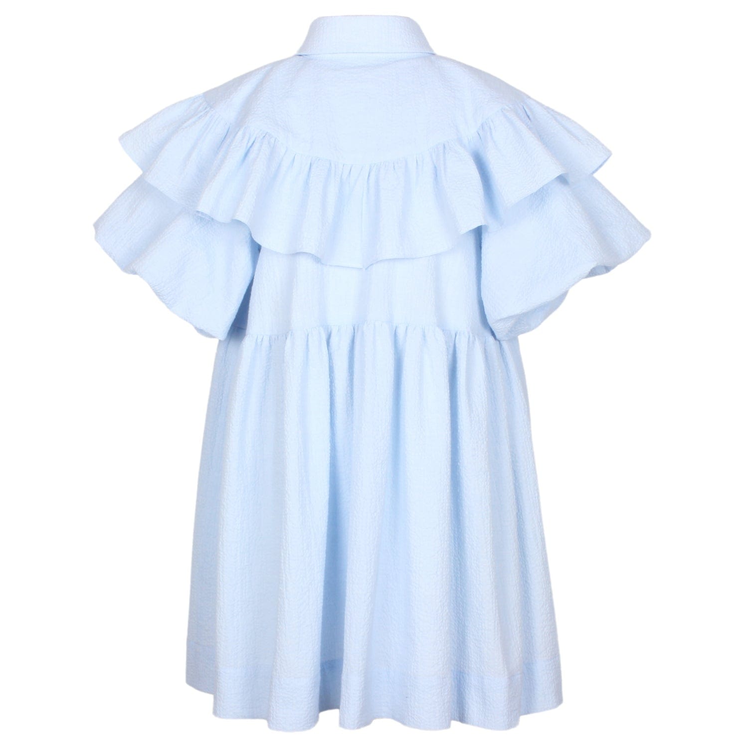 Amber Dress Blue Texture