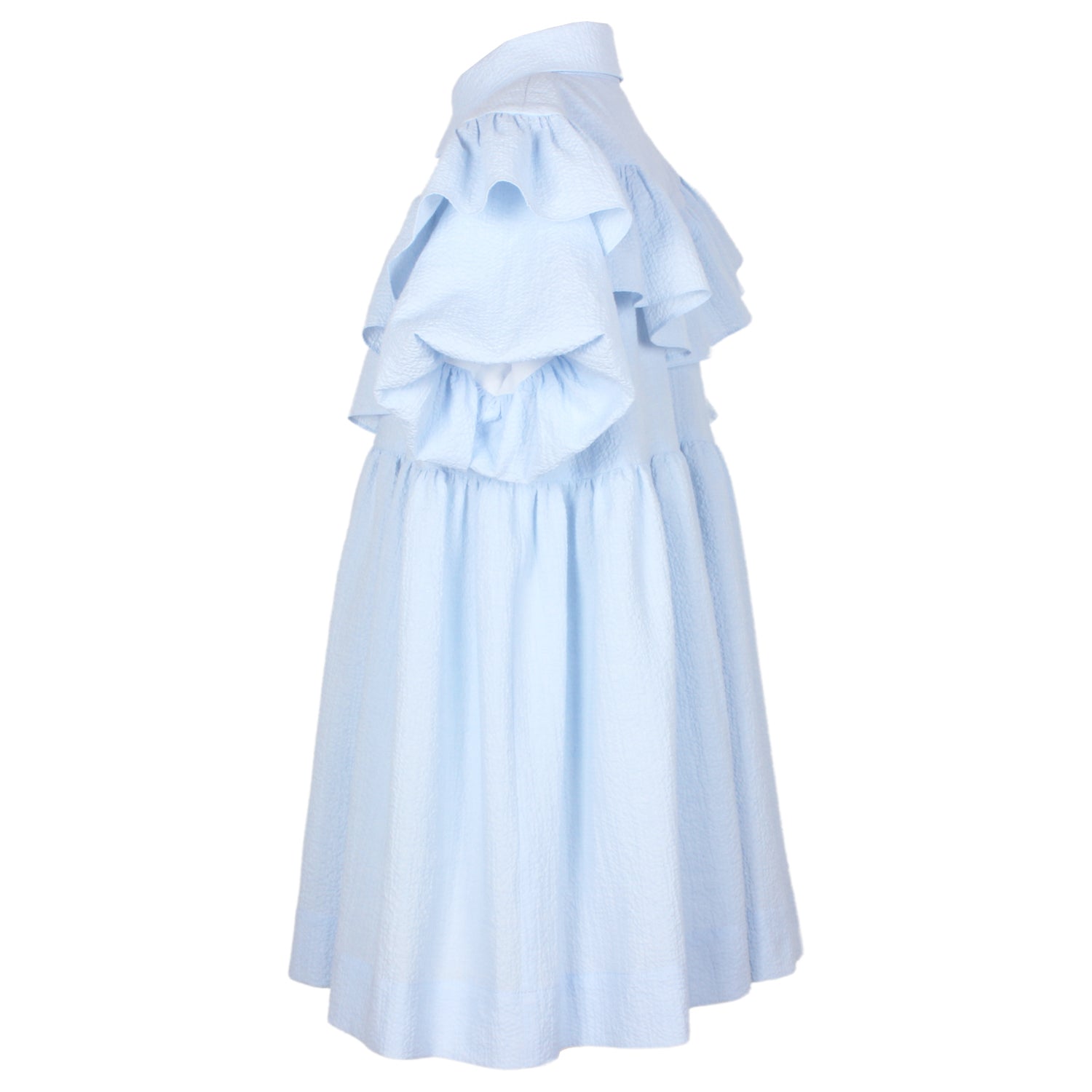 Amber Dress Blue Texture