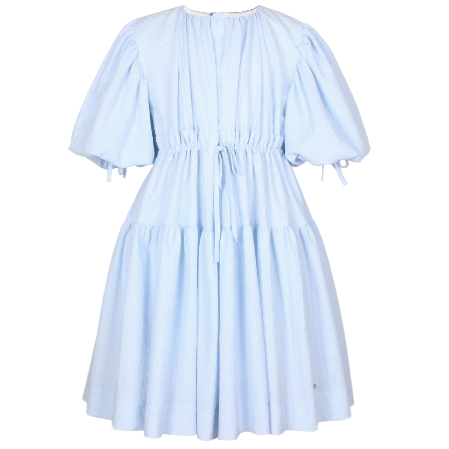 Cyan Dress Blue Texture