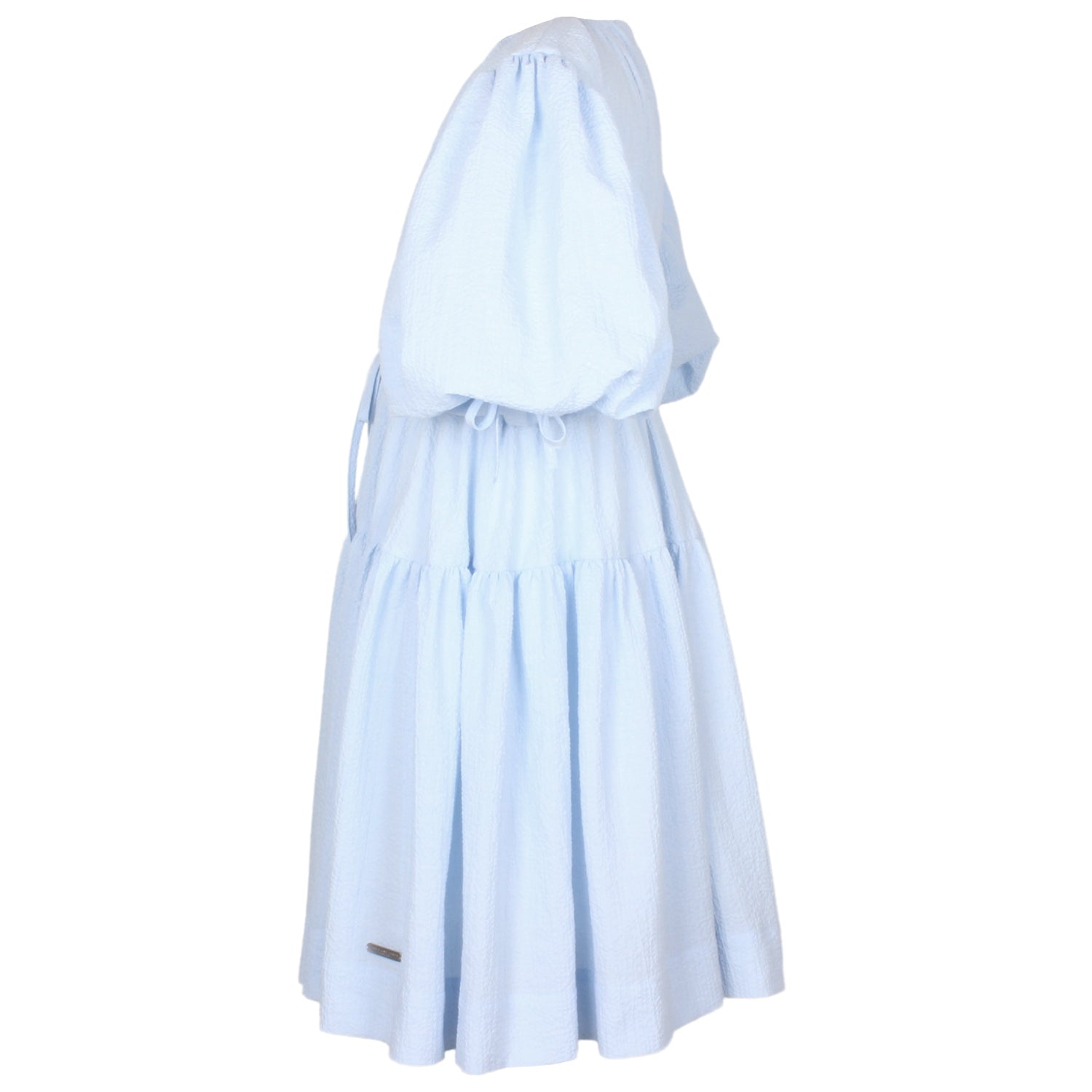 Cyan Dress Blue Texture