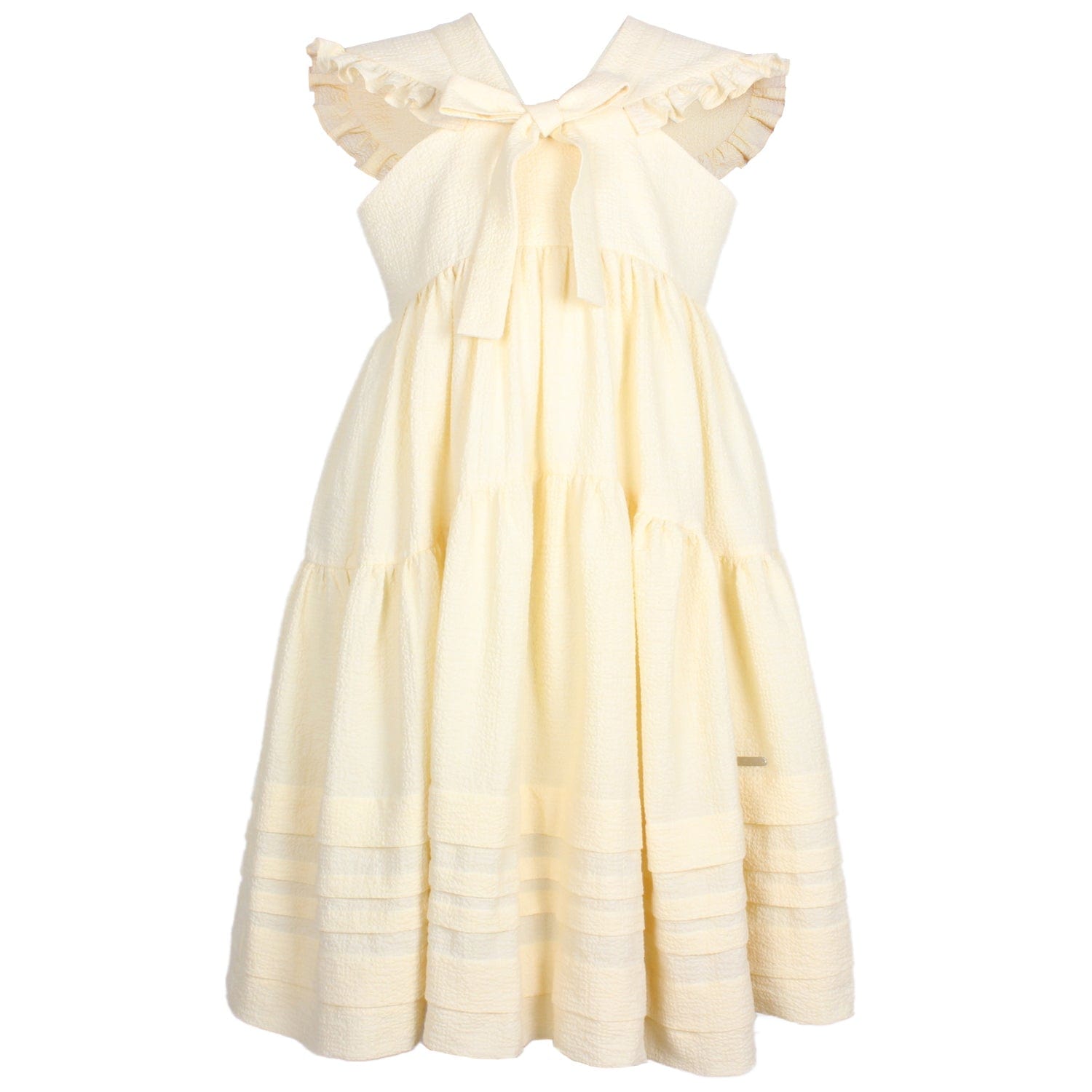 Coral Dress Yellow Texture