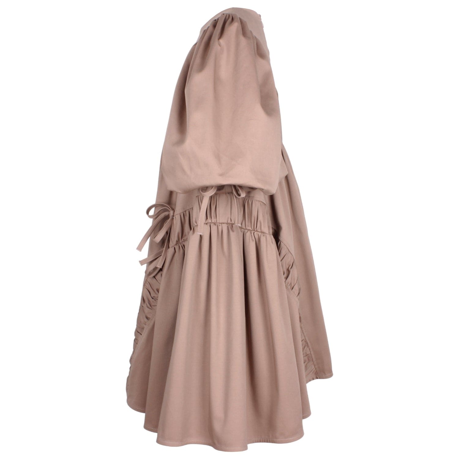 Beautiful Smock Dress Chestnut Brown 6YRS SAMPLE