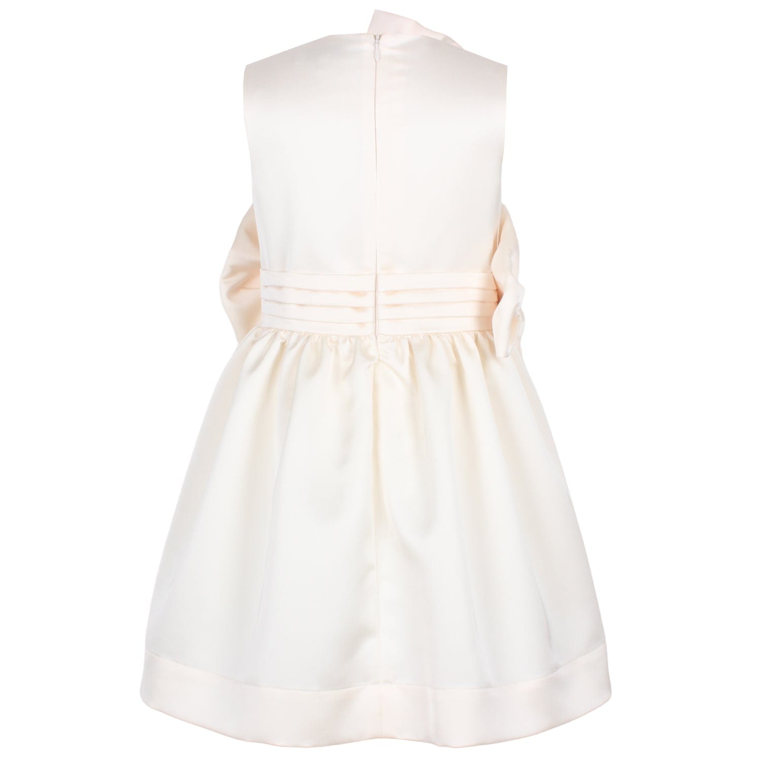 Forever and Always Dress Creme Satin 6YRS SAMPLE