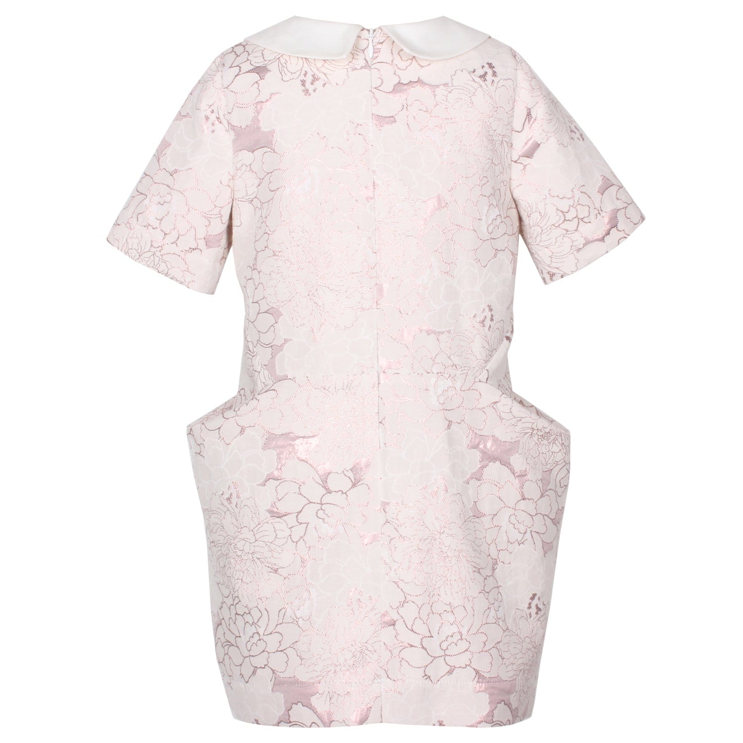 Origami Dress Pink Clouds Jacquard