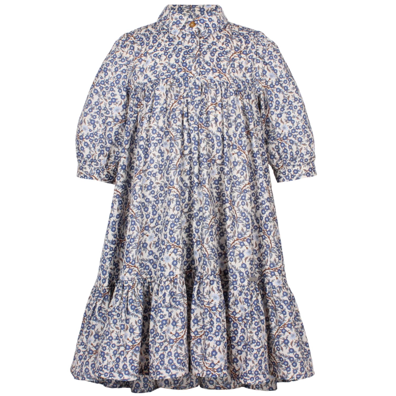 Abbey Dress Ditsy Blue Flower 6YRS SAMPLE