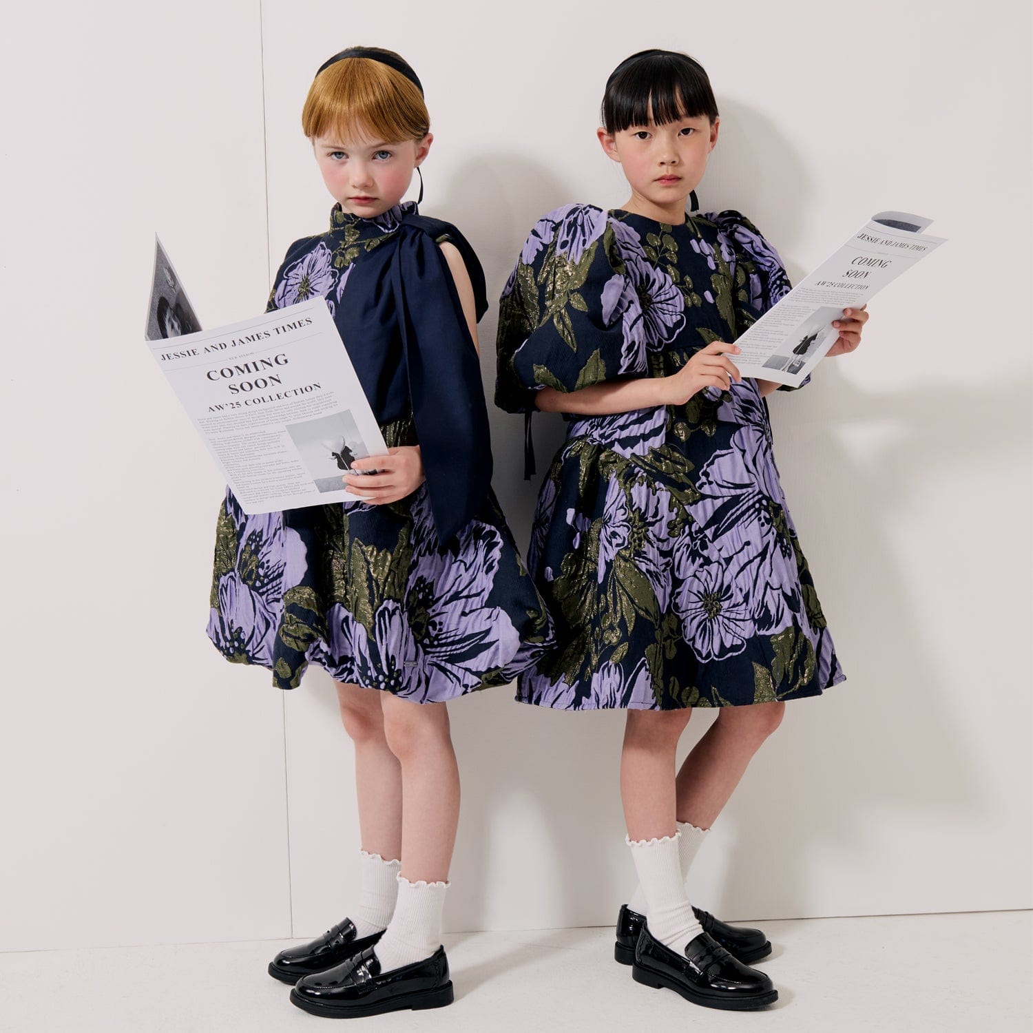 Beautiful Dress Lilac Tropic Jacquard 8YRS SAMPLE