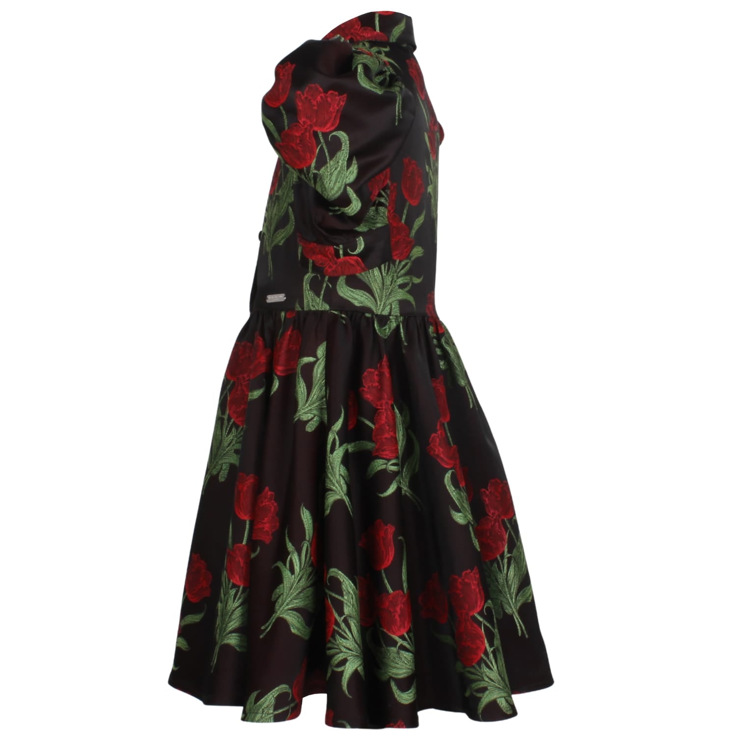 Carousel Dress Red Roses Jacquard 6YRS SAMPLE