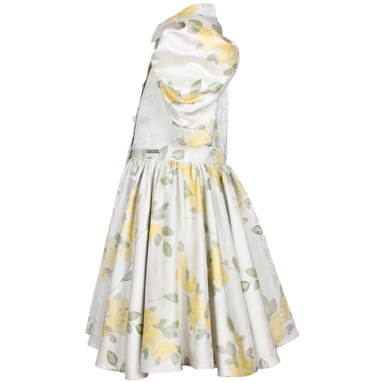 Carousel Dress Springtime Floral Jacquard