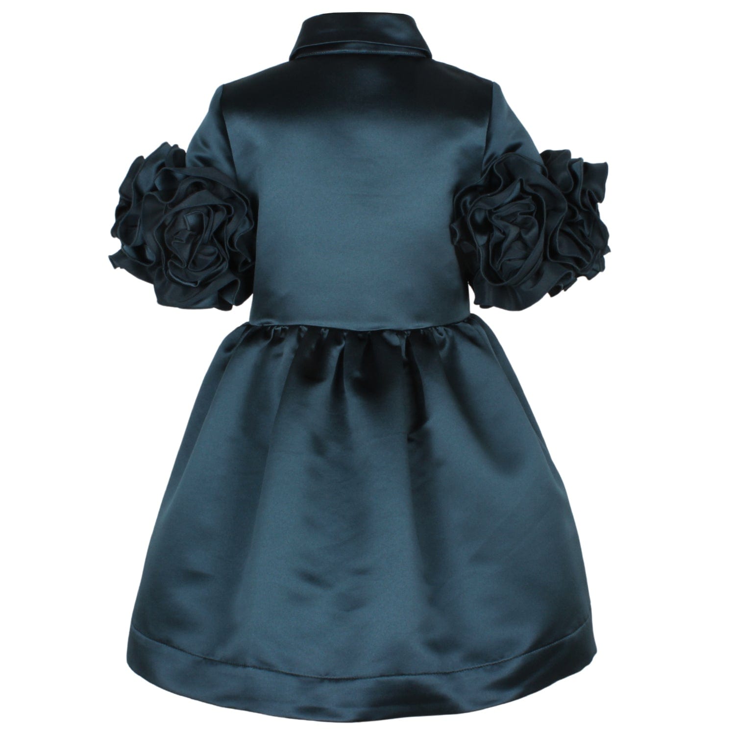 Darling Dress Dark Teal Satin