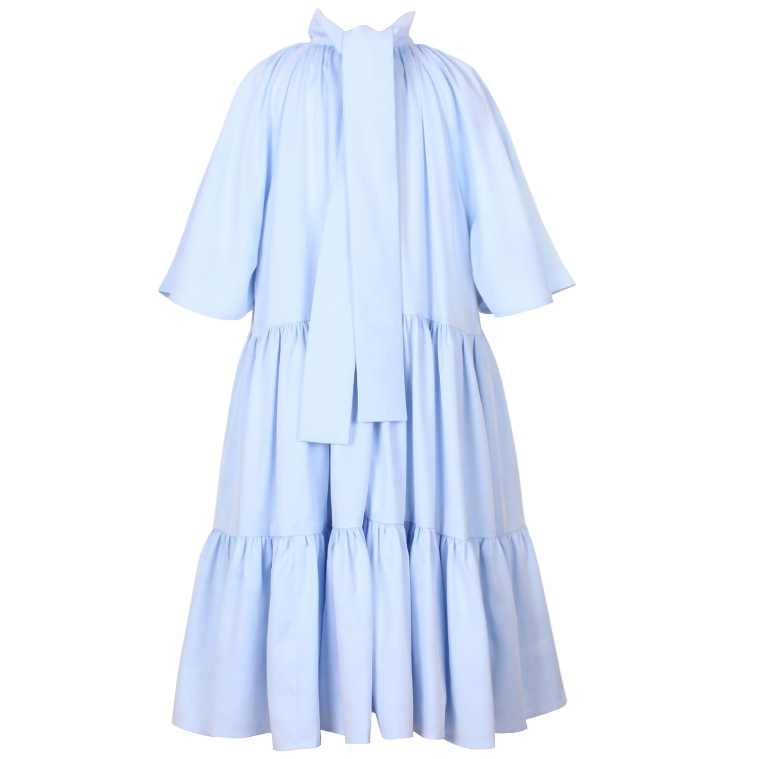 Flute Dress Sky Blue 6YRS SAMPLE