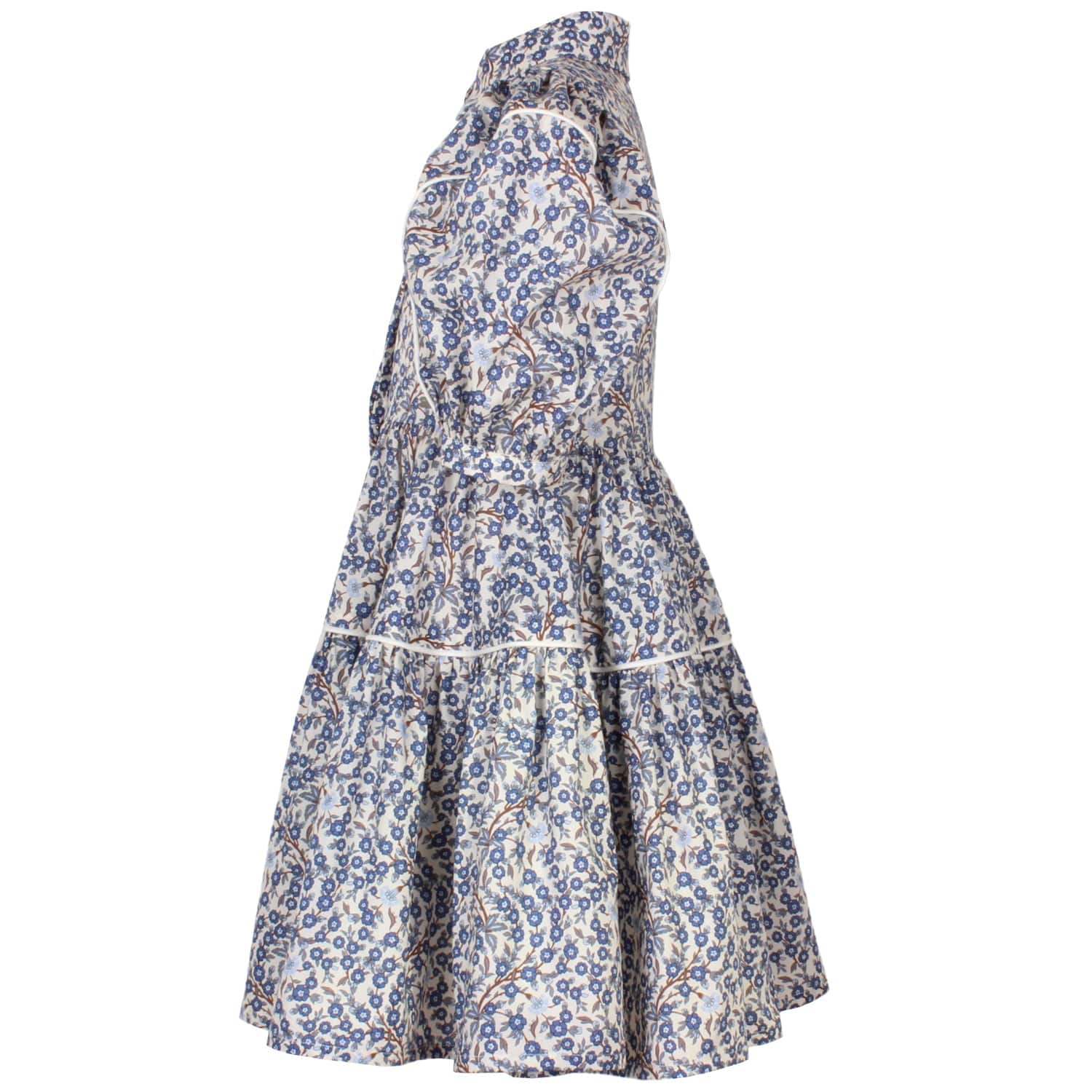 Glistening Dress Ditsy Blue Flower