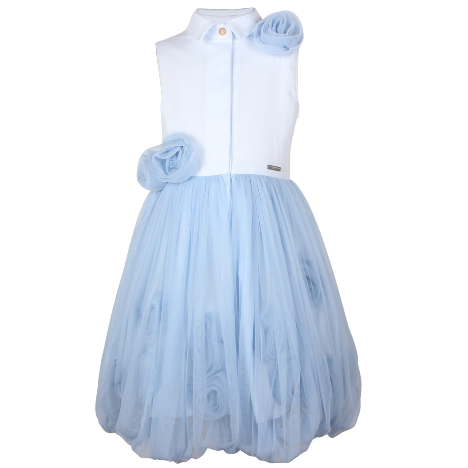 Ivy Veil Dress Pale Blue