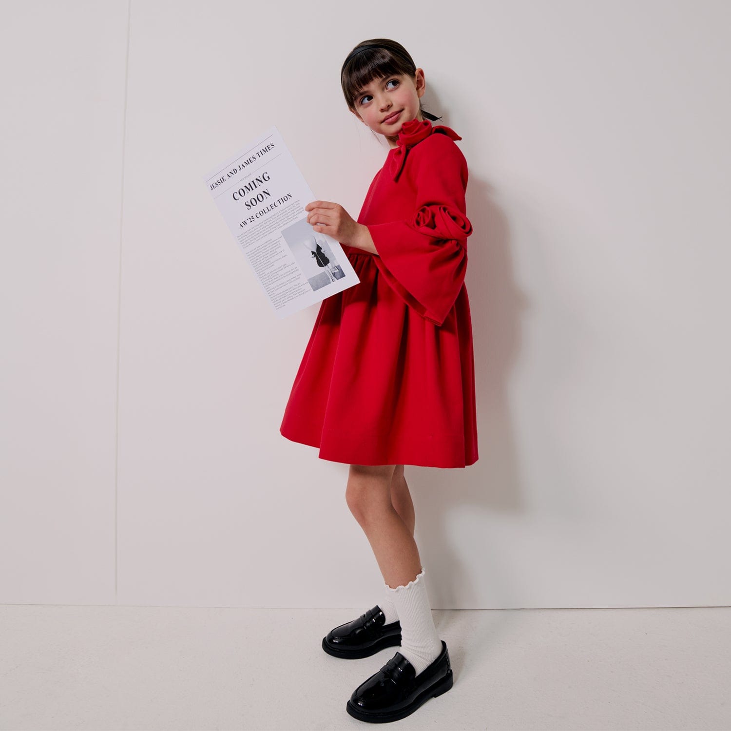 Juliet Dress Royal Red 6YRS SAMPLE