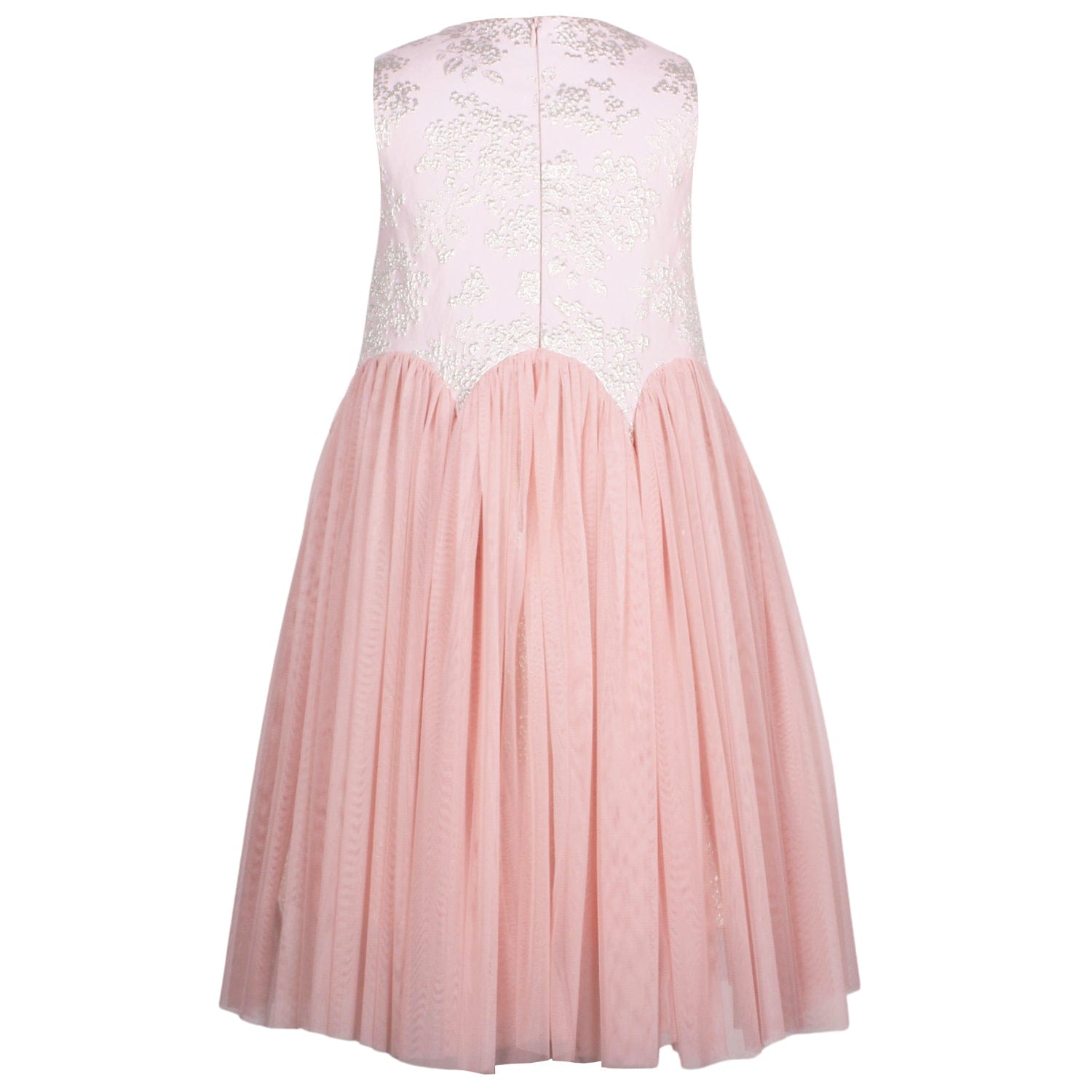 Lily of the Valley Dress Pink Berry Jacquard