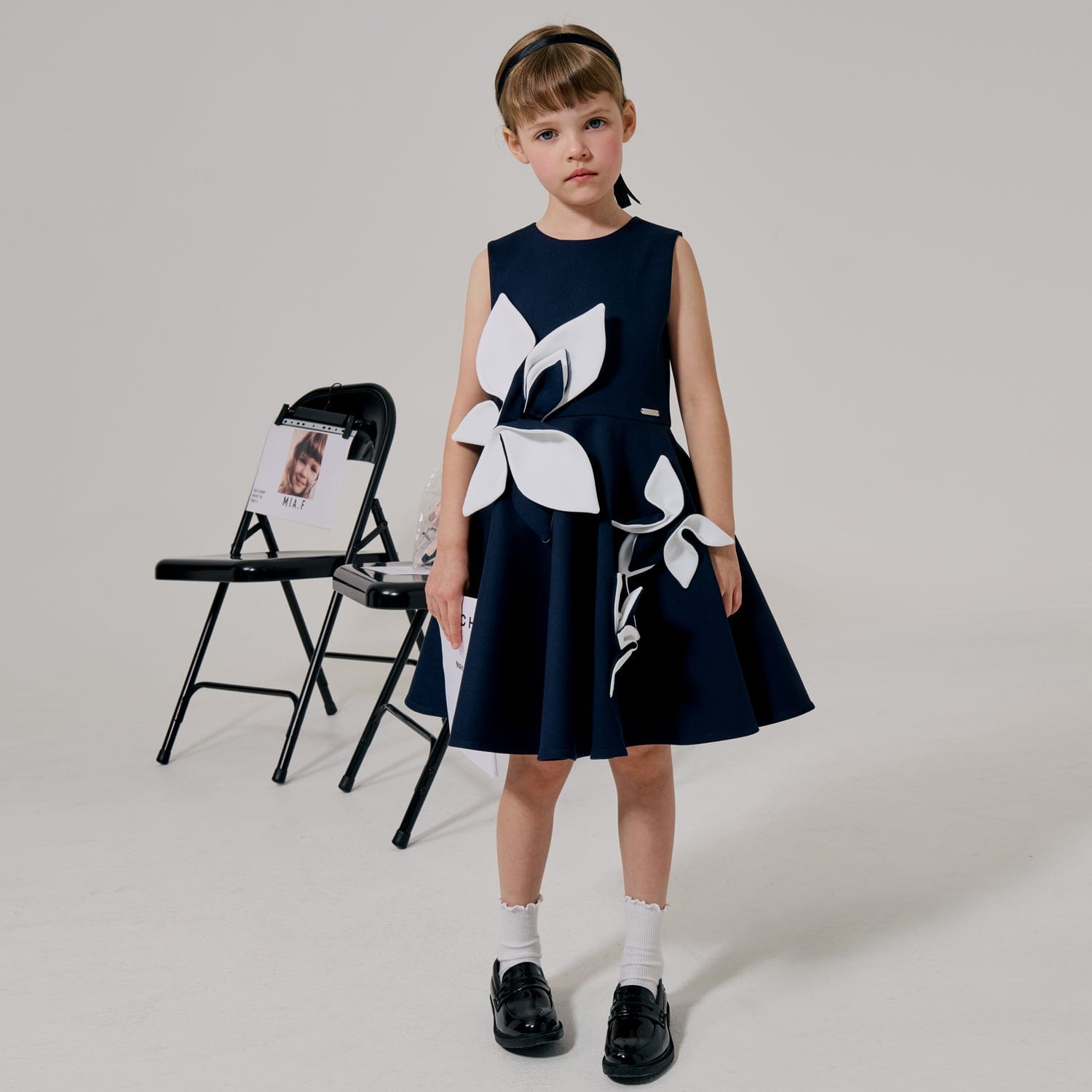Magnolia Dress Navy