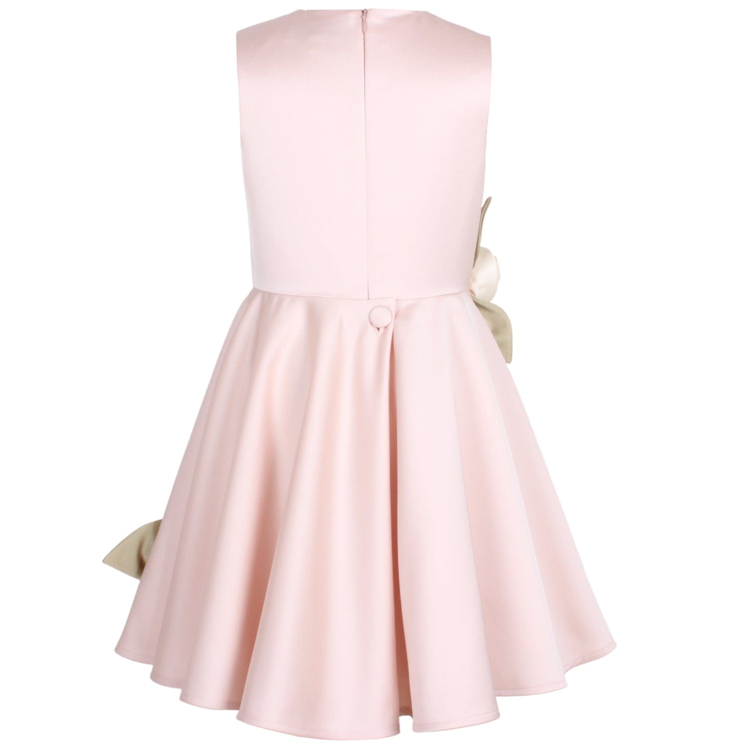 Midsommer Dress Pink Satin