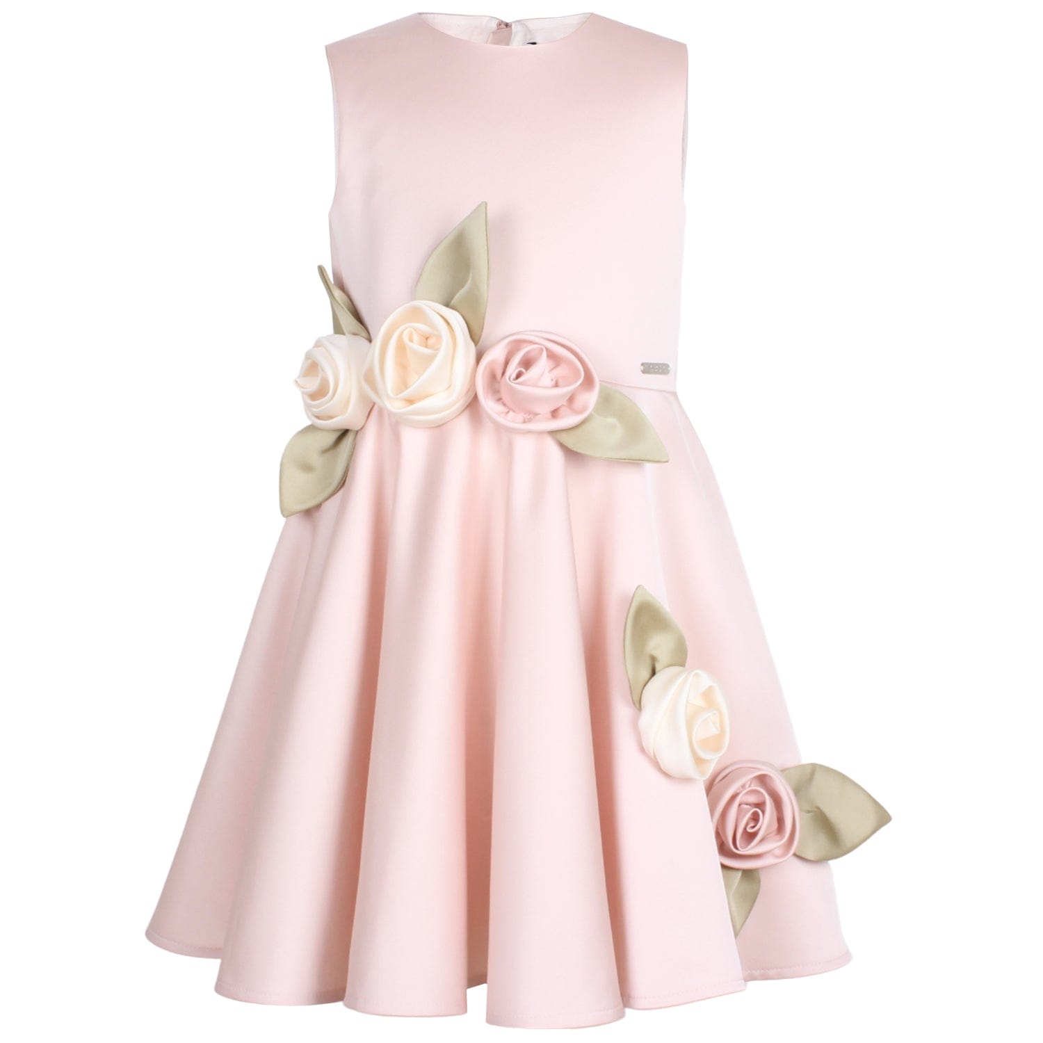 Midsommer Dress Pink Satin