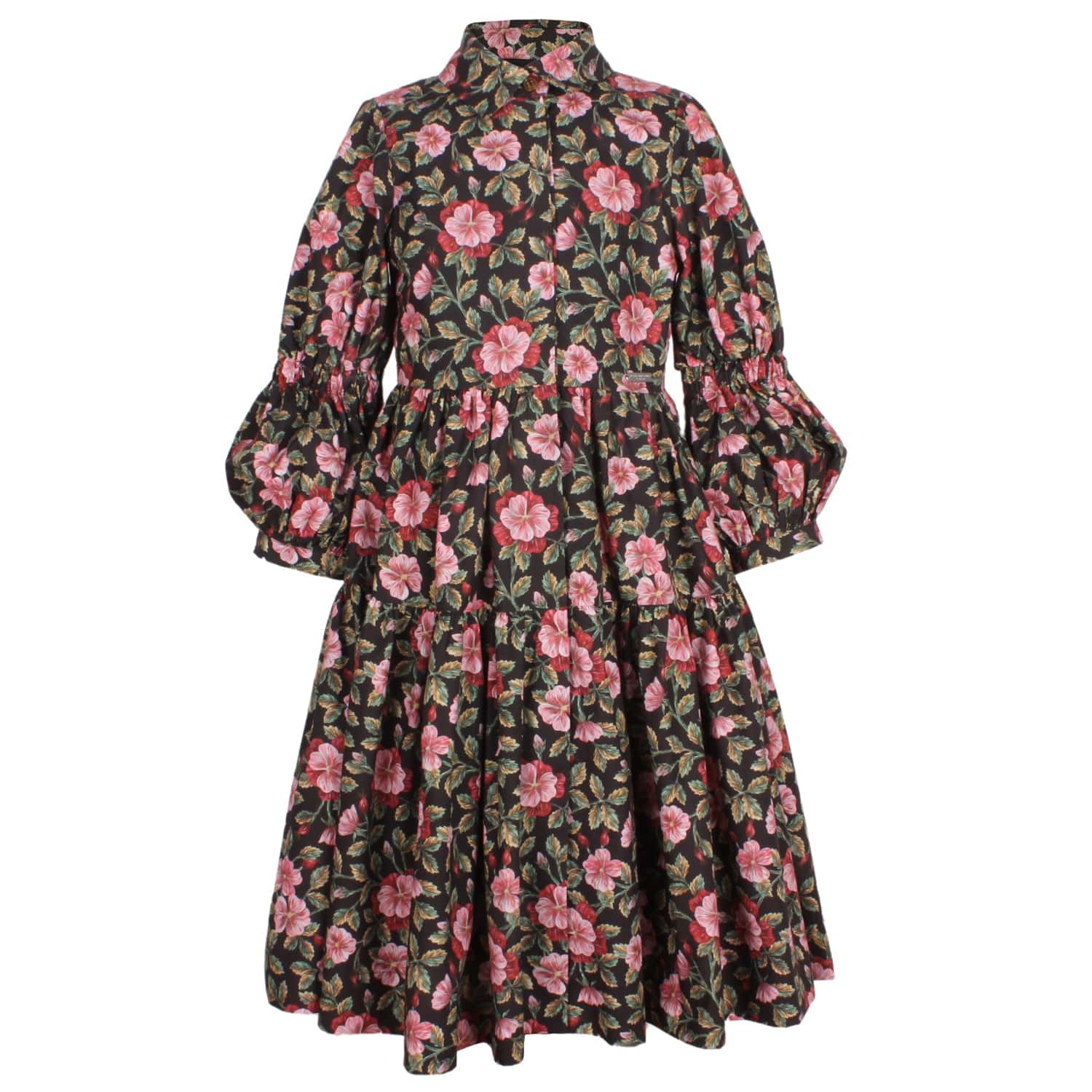 Mila Dress Red Liberty Flower