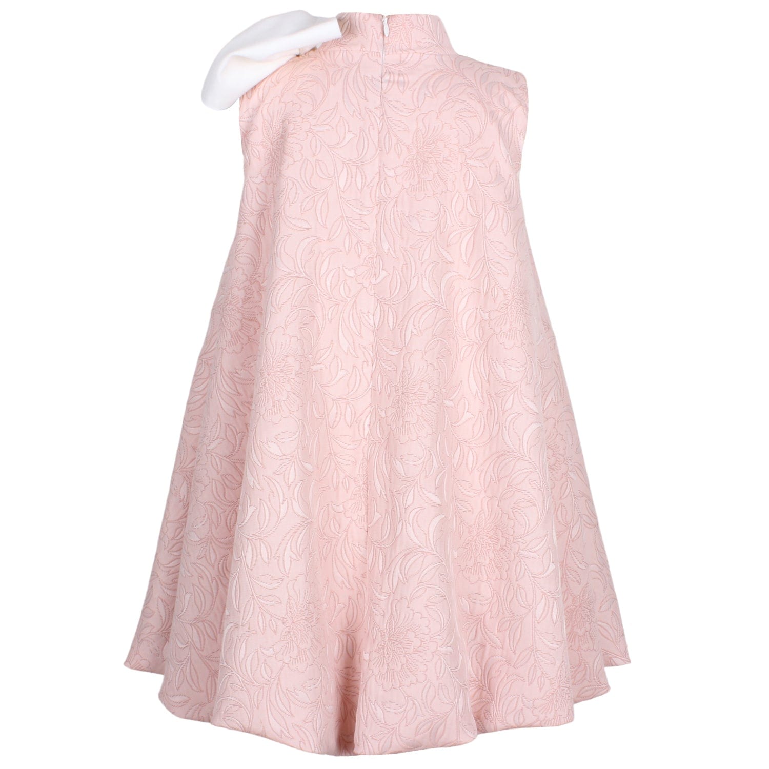 Muffin Dress Pink Ornamental Jacquard
