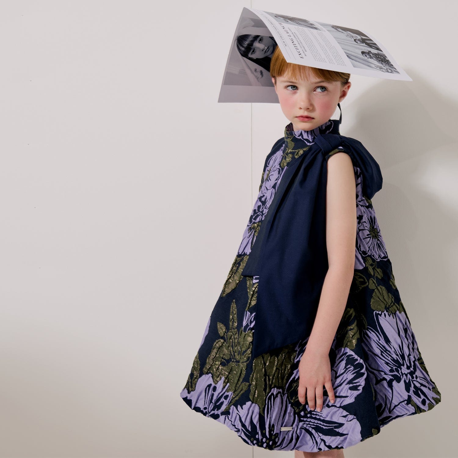 Muffin Dress Lilac Tropic Jacquard