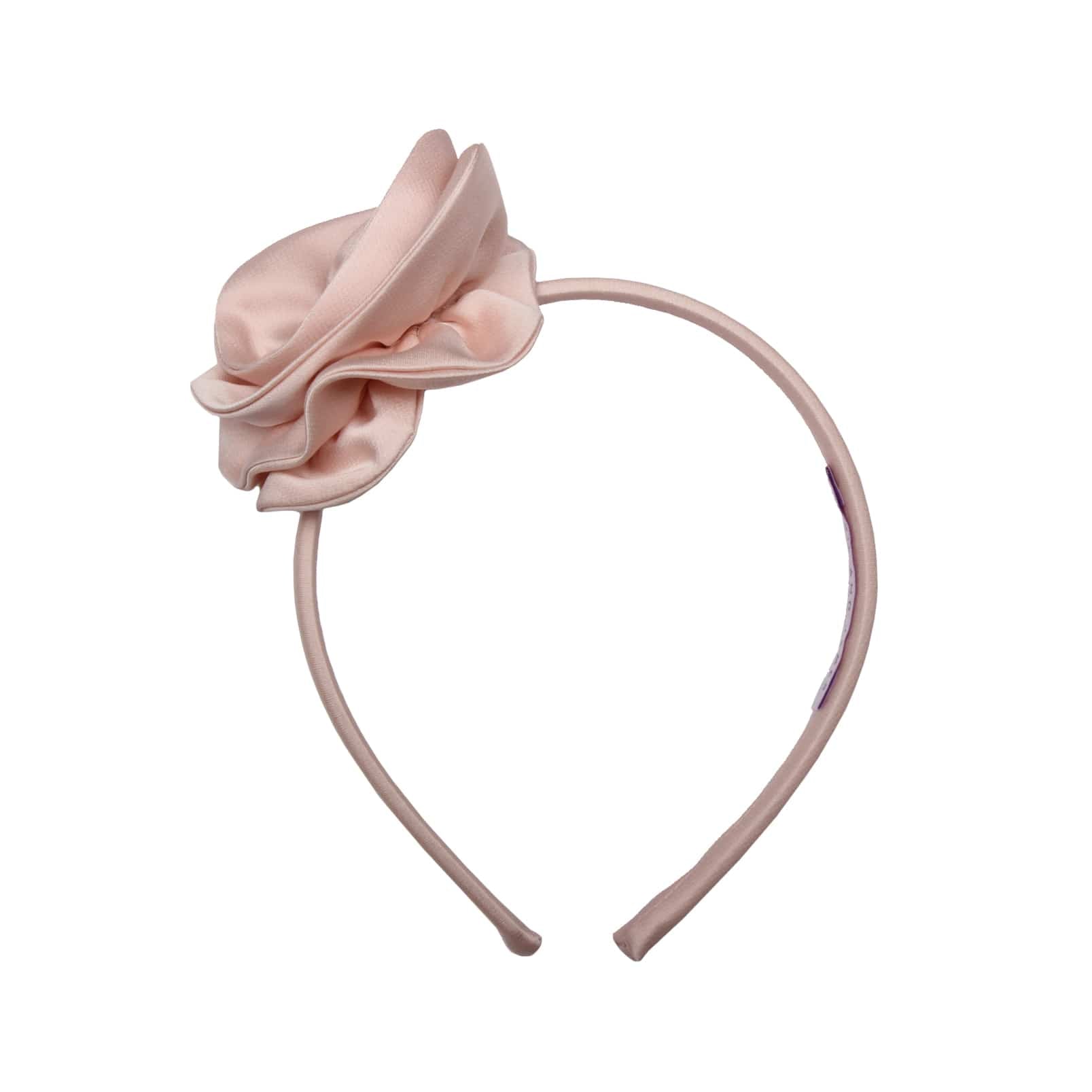 My Rose Headband Pink Satin