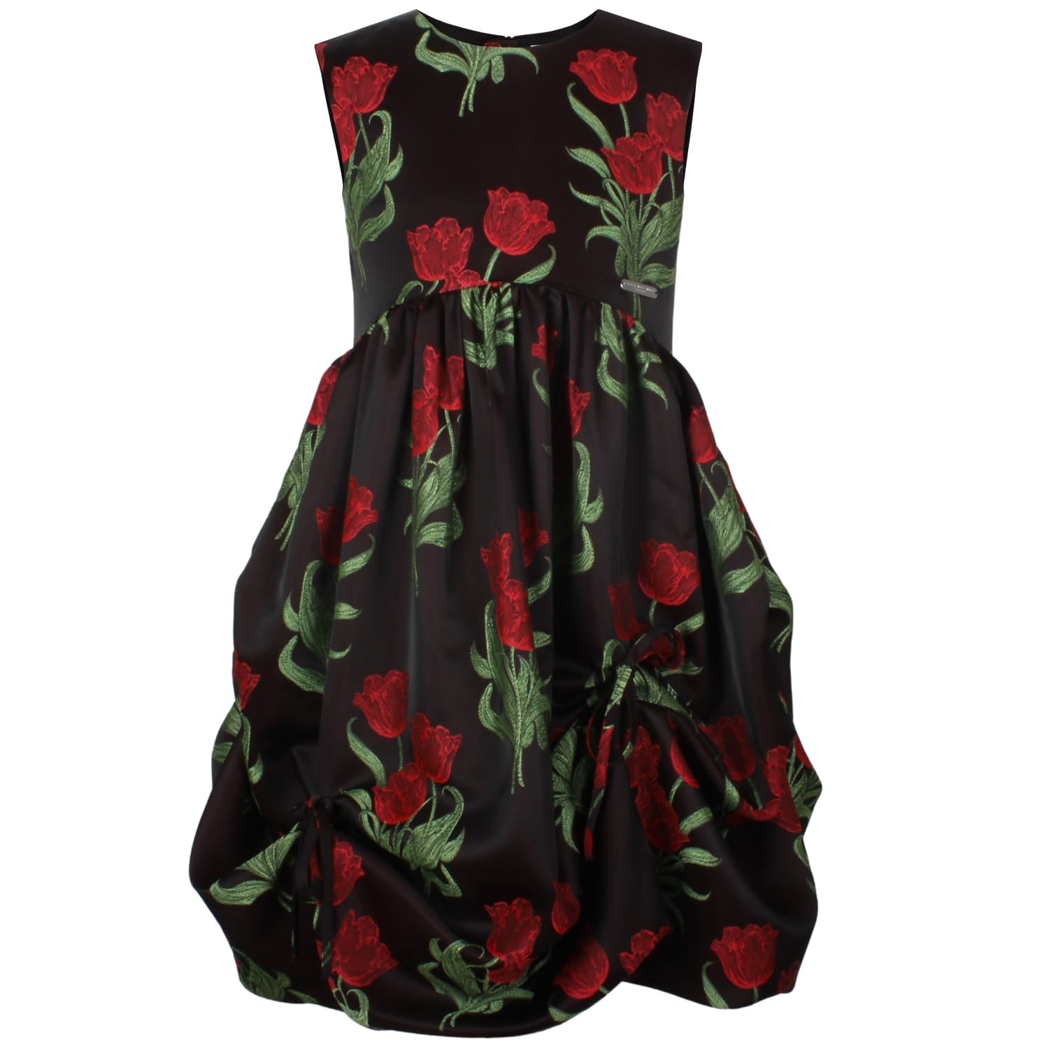 Oak & Might Dress Red Roses Jacquard 6YRS SAMPLE