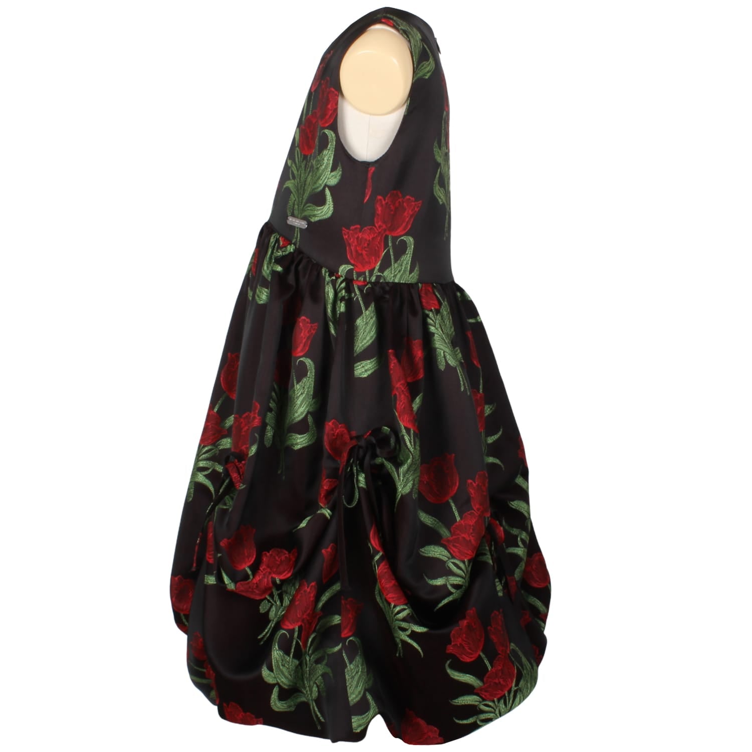 Oak & Might Dress Red Roses Jacquard 6YRS SAMPLE