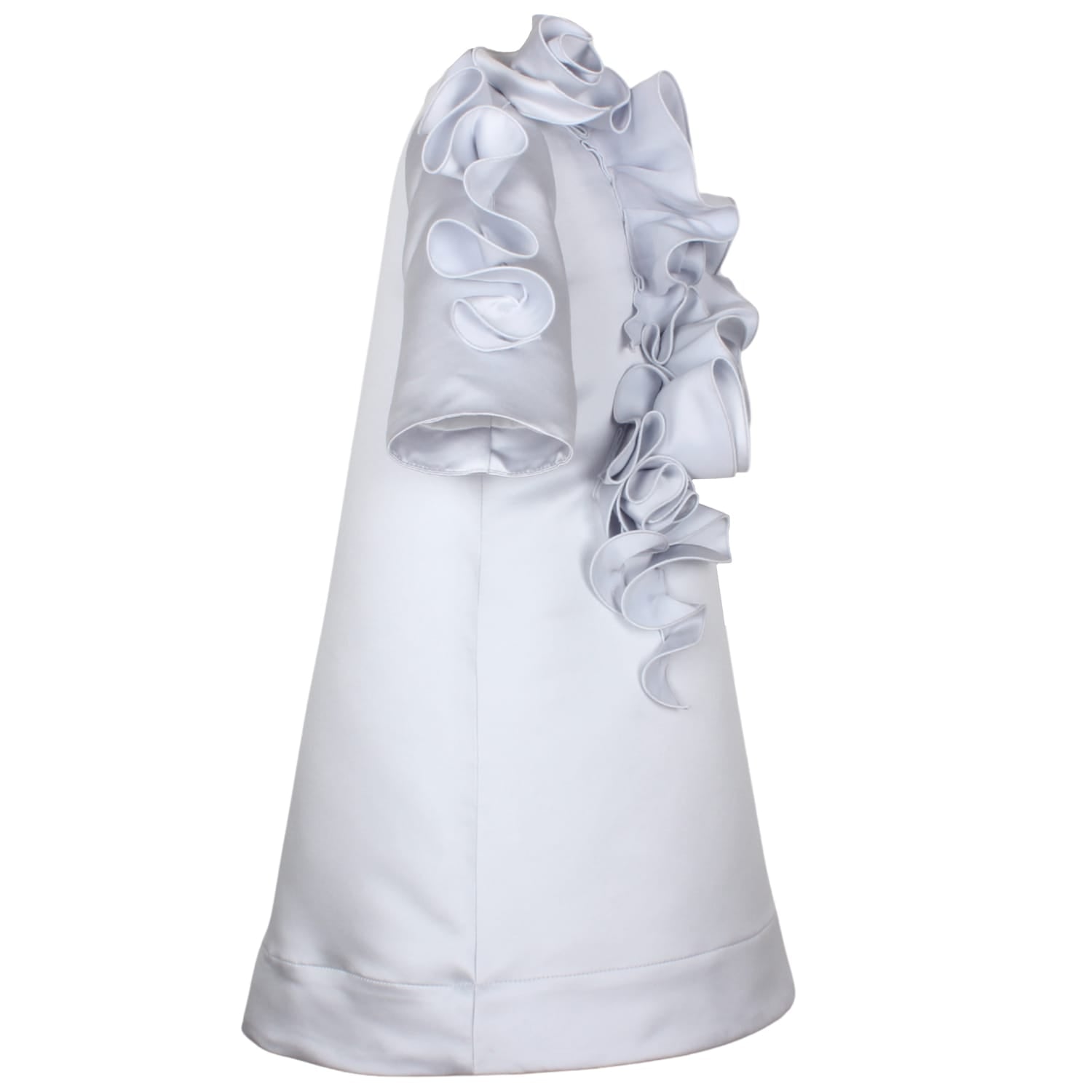 Orchard Dress Blue Satin