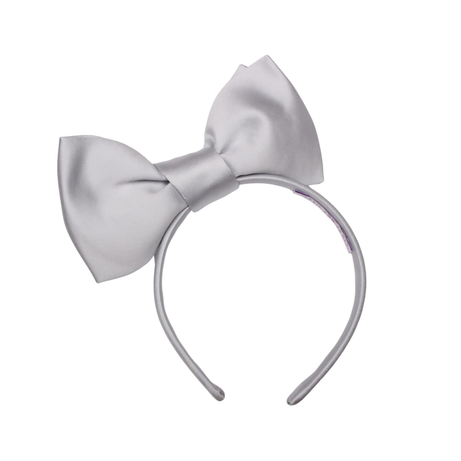 Origami Headband Blue Satin