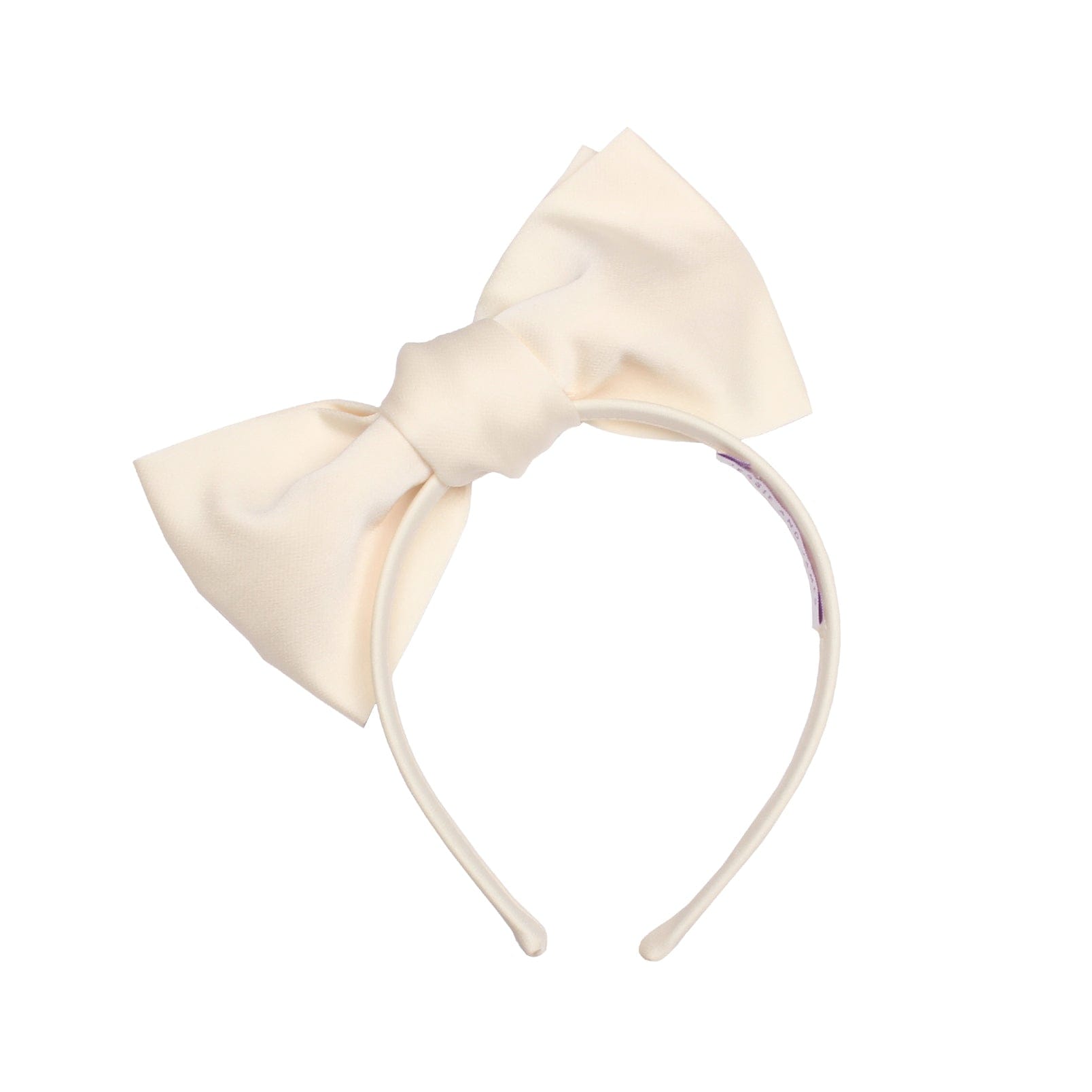 Origami Headband Creme Satin