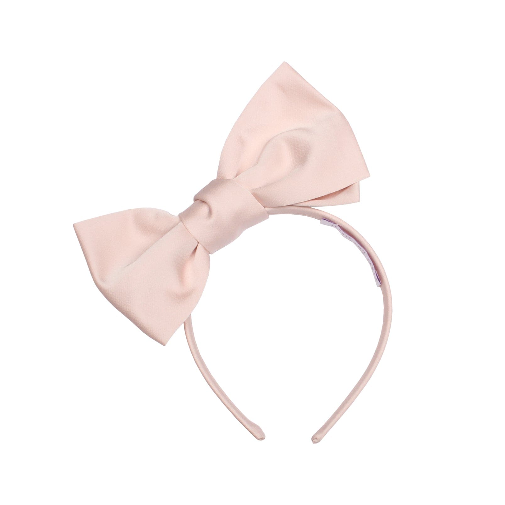 Origami Headband Pink Satin