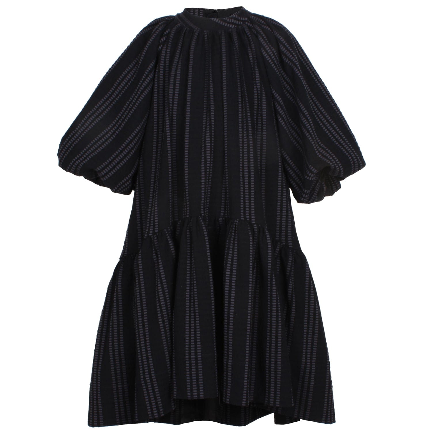 Periwinkle Dress Navy Stripe 6YRS SAMPLE