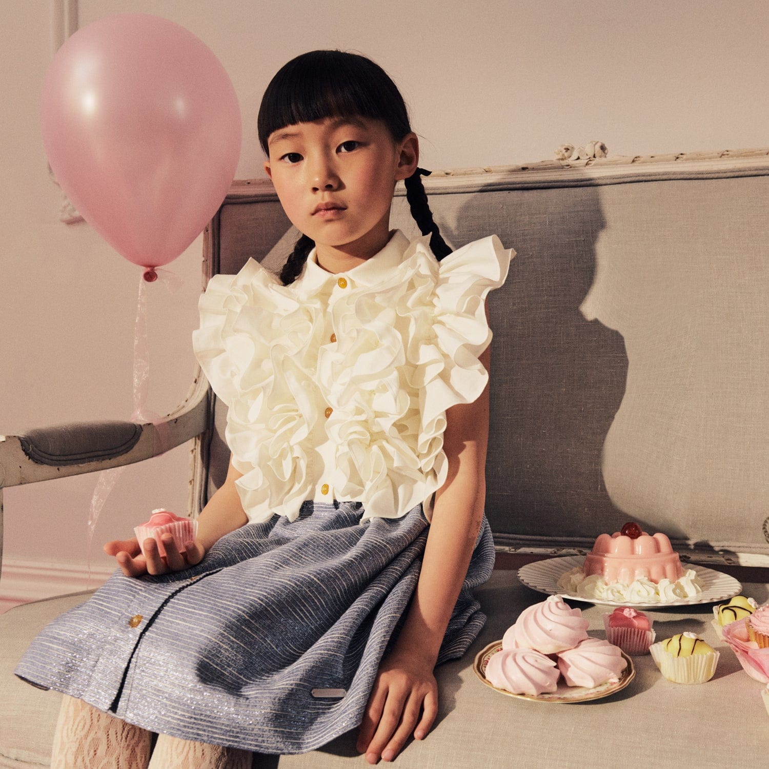 Ripple Dress With Sleeves Plum