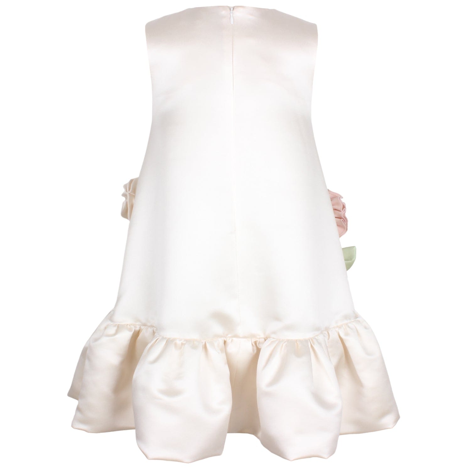 Walk In The Park Dress Creme Satin