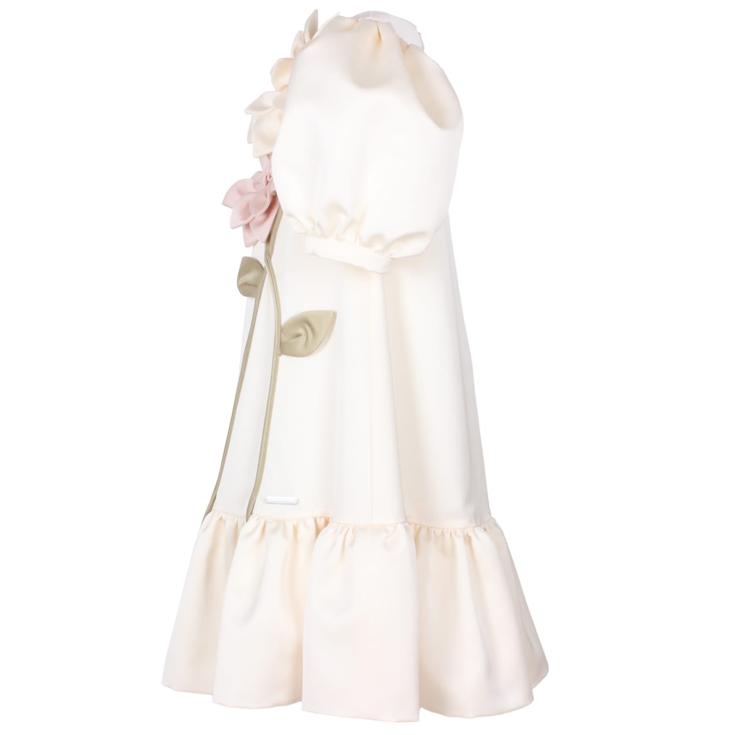 Walk In The Park Dress Creme Satin 6YRS SAMPLE