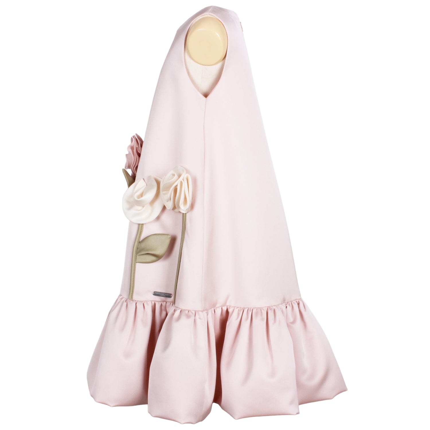 Walk In The Park Dress Pink Satin