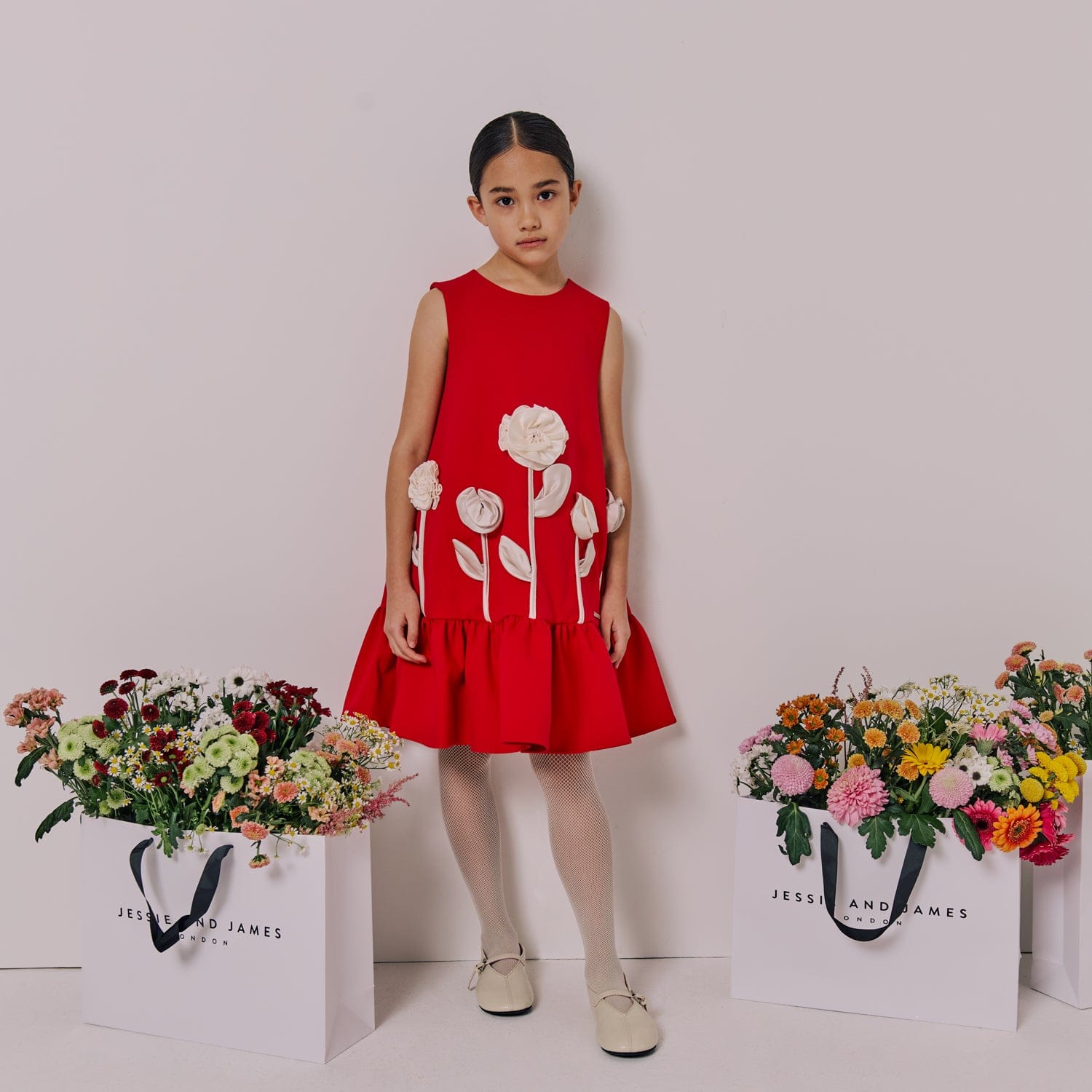 Walk In The Park Dress Royal Red