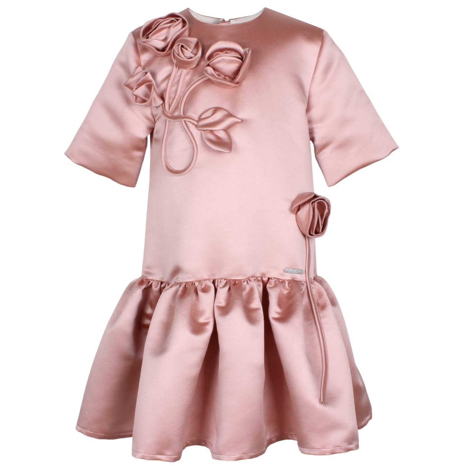 Zynnia Dress Rose Pink Satin