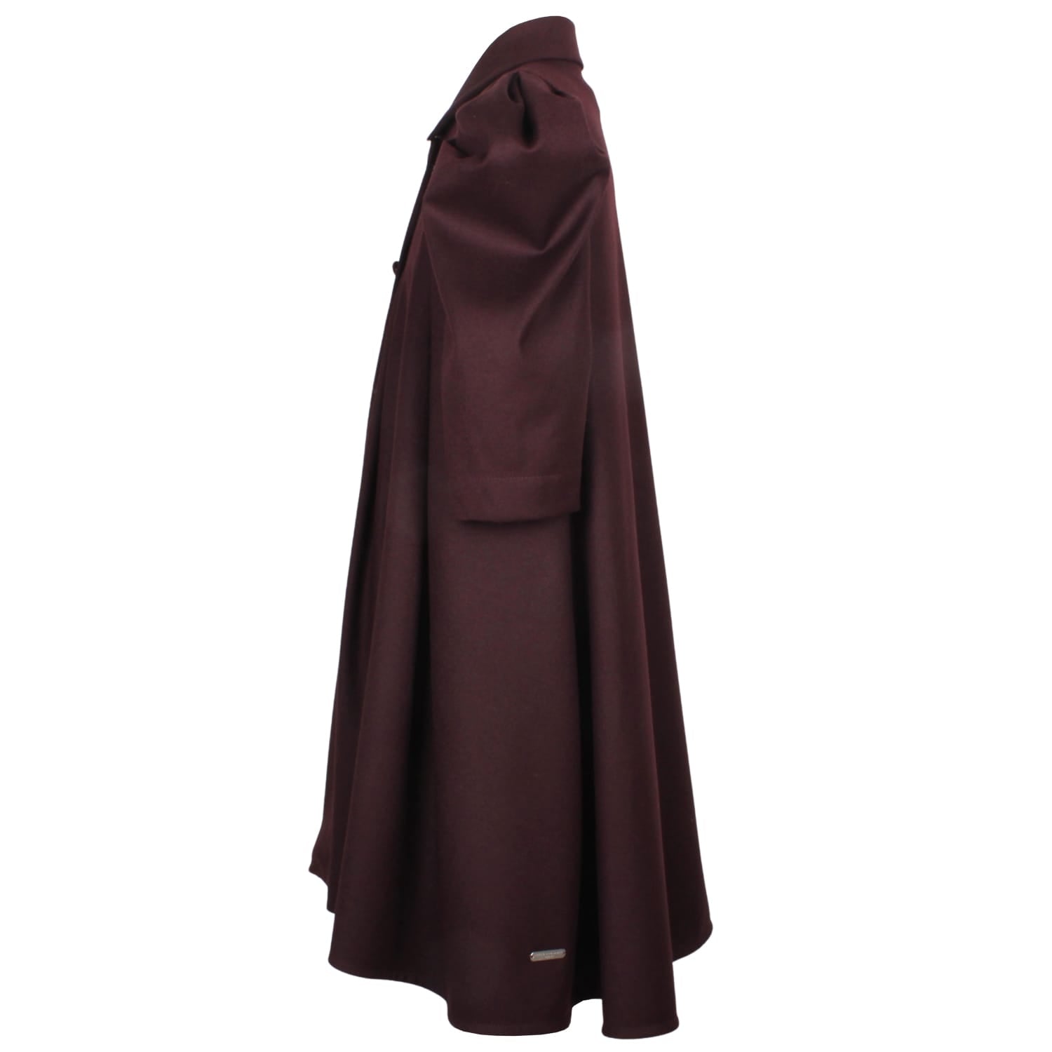 Wavy Dress Burgundy