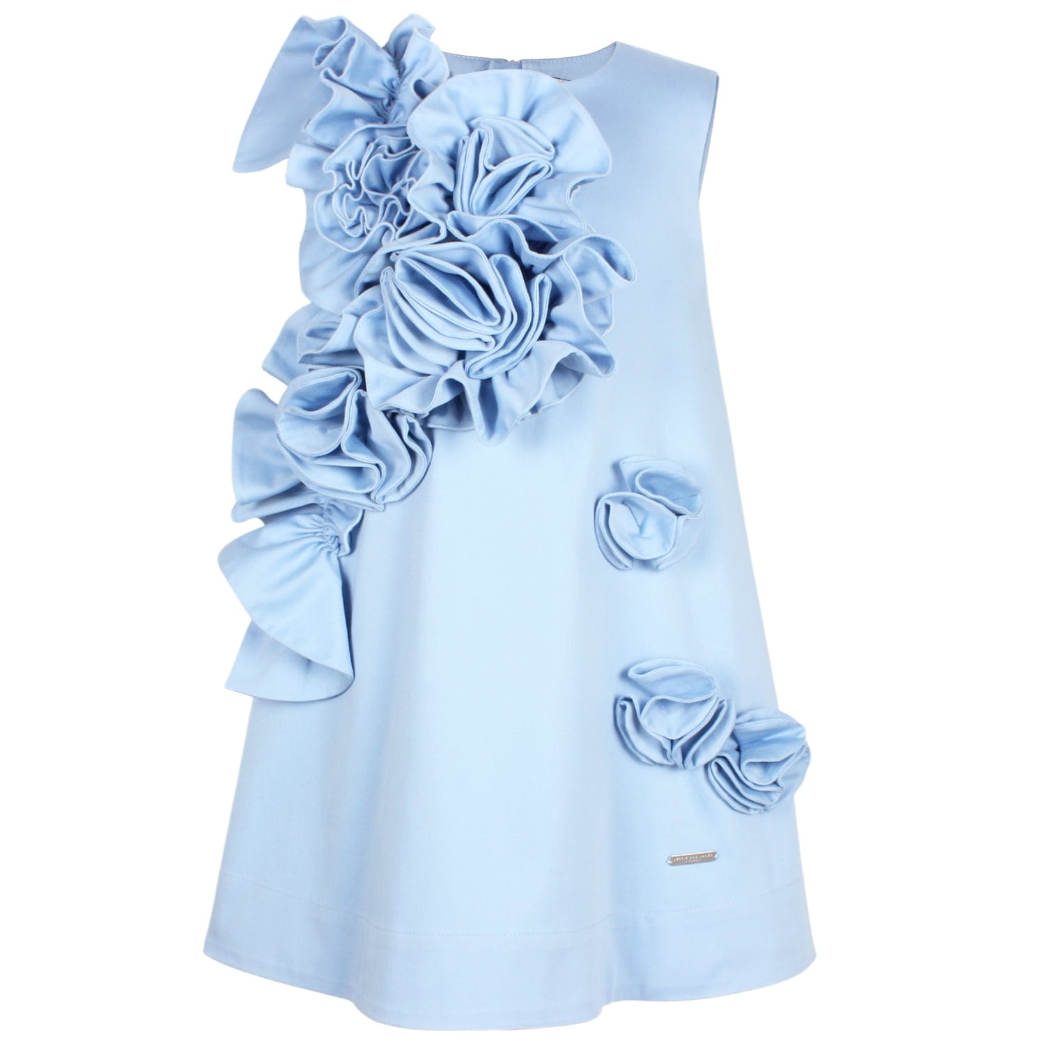 Sweet Pea Dress Blue Clouds 6YRS SAMPLE