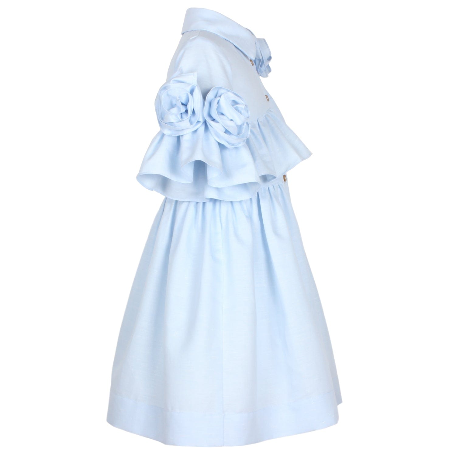 Beau Dress Blue Clouds 6YRS SAMPLE