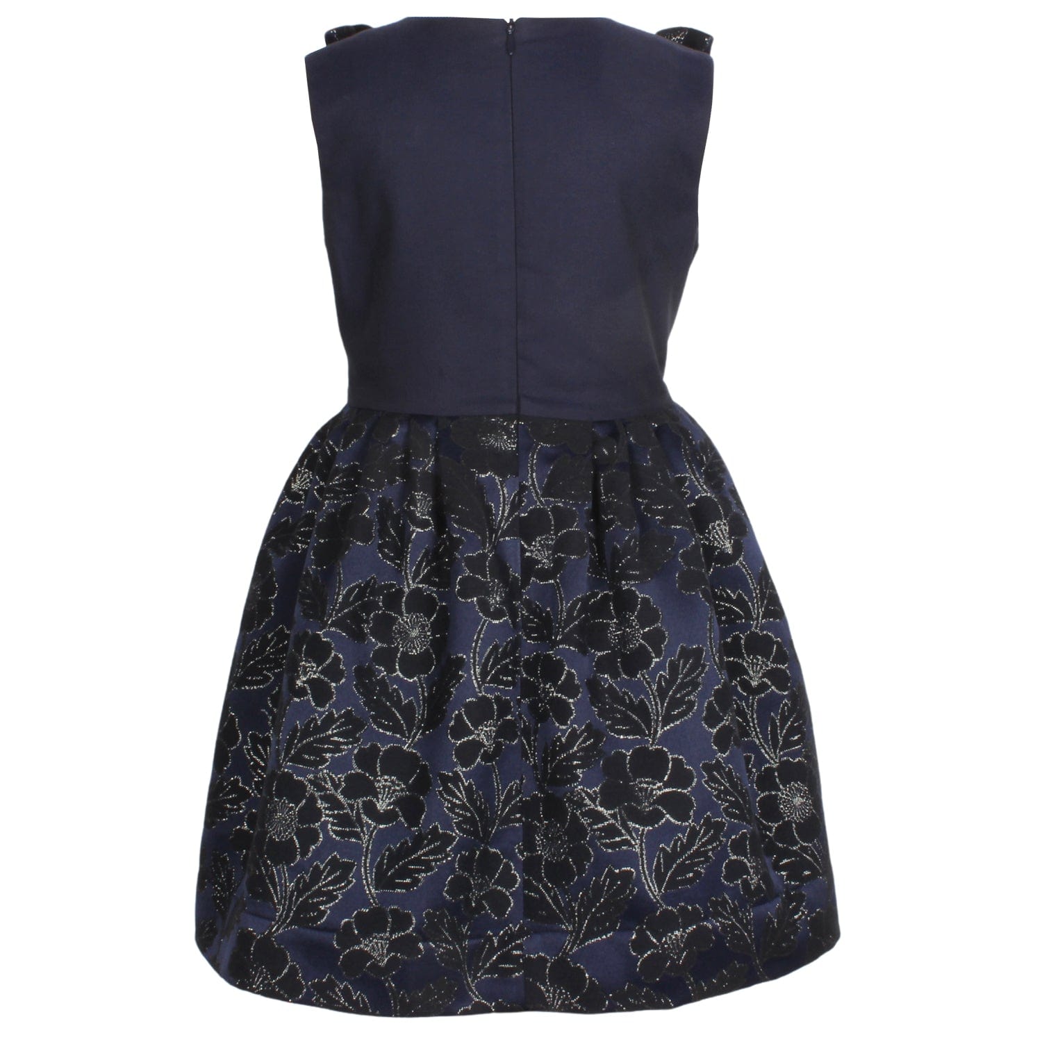 Precious Dress Navy Flowers Jacquard 6YRS SAMPLE
