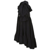 Drizzle Dress Black Texture