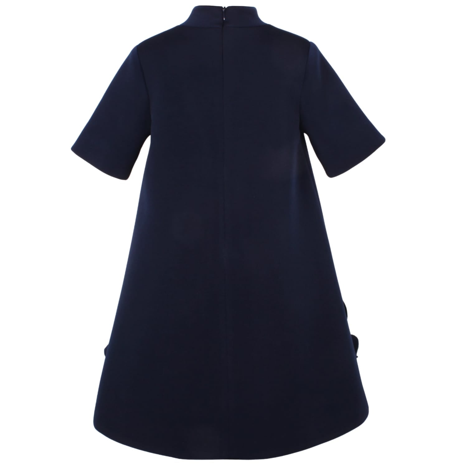 Petal Song Dress Navy & White
